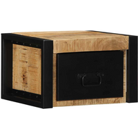 vidaXL Bedside Cabinet 40x35x25 cm Solid Rough Wood Mango