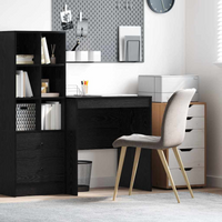 vidaXL Desk Other Black oak 70 x 50 x 76 cm Engineered wood