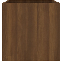 vidaXL Planter Box Brown Oak 40x40x40 cm Engineered Wood
