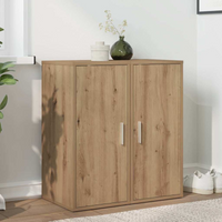 vidaXL Shoe Cabinets 2 pcs Artisan Oak 32x35x70 cm Engineered Wood