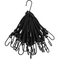 vidaXL Bungee Cord with Hooks 25 pcs 17 cm