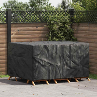 vidaXL Outdoor Furniture Cover Black 180 x 150 x 85 cm 600D