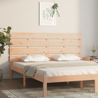 vidaXL Headboard 140x3x80 cm Solid Wood Pine
