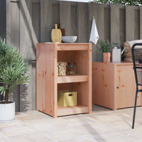 vidaXL Kitchen Cabinet Brown 55 x 55 x 92 cm Solid Douglas Fir wood