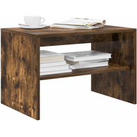 vidaXL TV Cabinet Smoked Oak 60x40x40 cm Engineered Wood