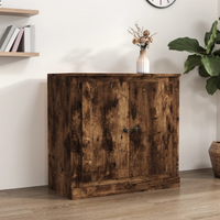 vidaXL Sideboard Smoked Oak 70x35.5x67.5 cm Engineered Wood