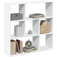 vidaXL Room Divider Bookcase White 102x29x103.5 cm Engineered Wood