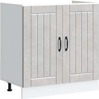 vidaXL Sink Base Cabinet Lucca Concrete Grey Engineered Wood