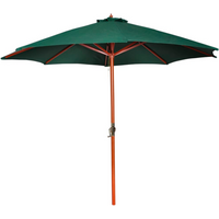 vidaXL Garden Parasol Green 258 cm
