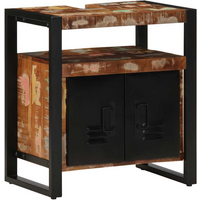 vidaXL Bathroom Sink Cabinet 55x35x60 cm Solid Wood Reclaimed