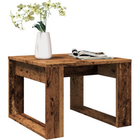vidaXL Side Table Old Wood 50x50x35 cm Engineered Wood