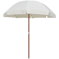 vidaXL Garden Parasol with Steel Pole 240 cm Sand