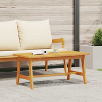 vidaXL Coffee Table Brown Solid Acacia wood
