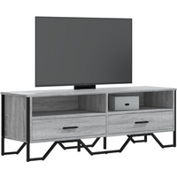 vidaXL TV Cabinet Grey Sonoma 122x34x41 cm Engineered Wood