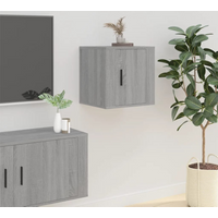vidaXL Wall Mounted TV Cabinet Grey Sonoma 40x34,5x40 cm
