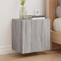 vidaXL TV Wall Cabinets 2 pcs Grey Sonoma 40.5x30x40 cm Engineered Wood