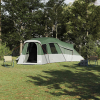 vidaXL Family Tent Green 762 x 655 x 218 cm Polyester