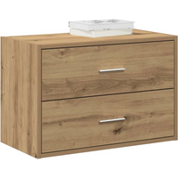 vidaXL Cabinet with 2 Drawers Artisan Oak 60x31x40 cm Engineered Wood