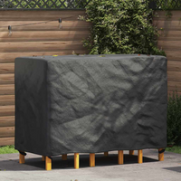vidaXL Outdoor Furniture Cover Black 130 x 80 x 70 cm 420D