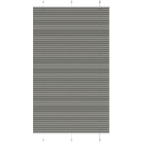 vidaXL Pleated Blind Anthracite 120x200 cm Fabric Width 119.4 cm Polyester