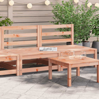 vidaXL Garden Sofas Armless 2 pcs 70x70x67 cm Solid Wood Douglas