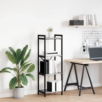 vidaXL Bookcase Grey sonoma 40 x 30 x 118 cm Engineered wood