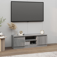 vidaXL TV Cabinet with Door Grey Sonoma 102x30x36 cm
