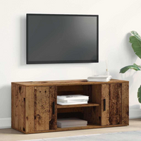 vidaXL TV Cabinet Old wood 100 x 35 x 40 cm Engineered wood