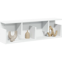 vidaXL Wall Cabinet 100x20x30 cm White Engineered Wood