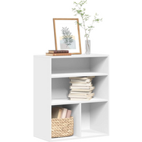 vidaXL Book Cabinet White 60x30x71.5 cm Engineered Wood
