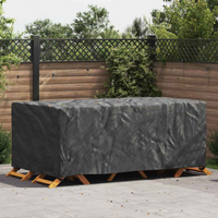 vidaXL Outdoor Furniture Cover Black 240 x 140 x 90 cm 600D