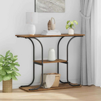vidaXL Console Table Old wood 101 x 35 x 80.5 cm Engineered wood