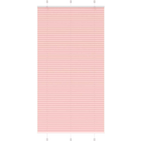 vidaXL Pleated Blind Pink 105x200 cm Fabric Width 104.4 cm Polyester