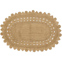 vidaXL Rug Brown 152 x 245 cm Jute