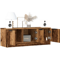 vidaXL TV Cabinet Old Wood 102x35x36.5 cm Engineered Wood