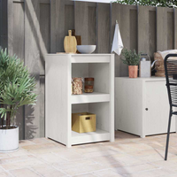 vidaXL Kitchen Cabinet White 55 x 55 x 92 cm Solid Pine wood