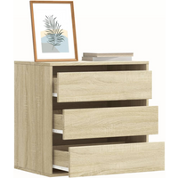 vidaXL Corner Chest of Drawers Sonoma Oak 60x41x58 cm Engineered Wood