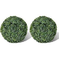 Boxwood Ball Artificial Leaf Topiary Ball 27 cm 2 pcs