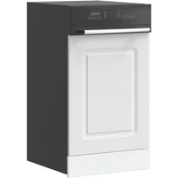 vidaXL Dishwasher Panel Kalmar White 45x1.5x67 cm Engineered Wood