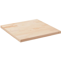 vidaXL Table Top 90x90x2.5 cm Solid Wood Pine Square