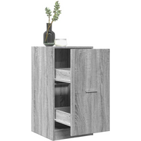 vidaXL Apothecary Cabinet Grey Sonoma 40x41x77.5 cm Engineered Wood