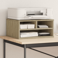 vidaXL Printer Stand Sonoma Oak 49x40x22,5 cm Engineered Wood