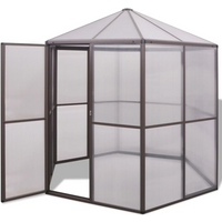 vidaXL Greenhouse Aluminium 240x211x232 cm