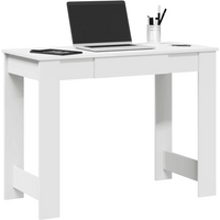 vidaXL Desk White 100x45x75 cm Engineered Wood