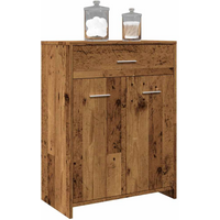 vidaXL Bathroom Cabinet Old Wood 60x33x80 cm Engineered Wood