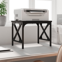 vidaXL Printer Stand Black 40x30x31 cm Engineered Wood
