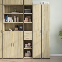 vidaXL Highboard Sonoma Oak 30x42.5x185 cm Engineered Wood