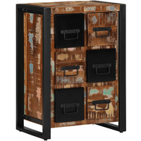 vidaXL Sideboard 50x35x70 cm Solid Wood Reclaimed