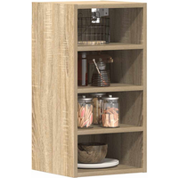 vidaXL Hanging Cabinet Riga Sonoma Oak 30x29.5x60 cm Engineered Wood