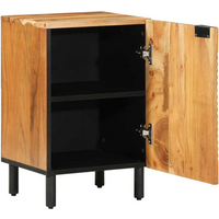 vidaXL Bathroom Sink Cabinet Solid Acacia Wood Engineered wood